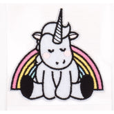 Eenhoorn met Regenboogvleugels Strijkapplicatie Applicatie HKM - 35623